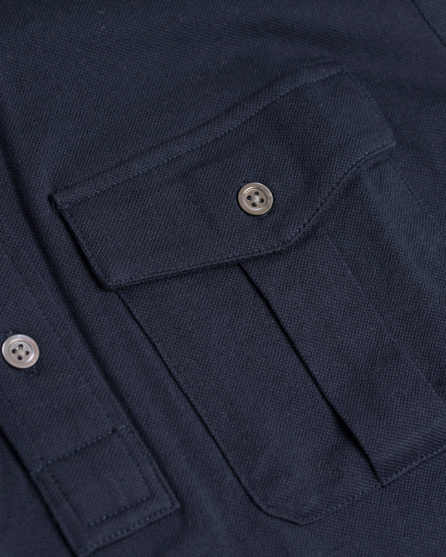 Herre | Gensere | Polo Ralph Lauren | Moto Military Shirt Sweater Aviator Navy