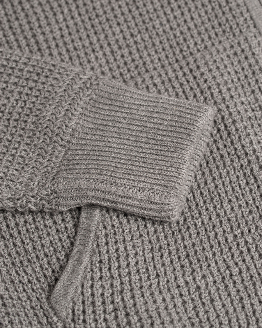 Herre | Gensere | Polo Ralph Lauren | Cotton/Cashmere Stone Washed Hoodie Medium Grey