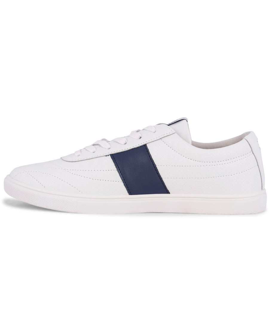 Herre | Henri Lloyd Wimbledon Trainer Sneaker White/Navy | Henri-Lloyd | Henri Lloyd Wimbledon Trainer Sneaker White/Navy