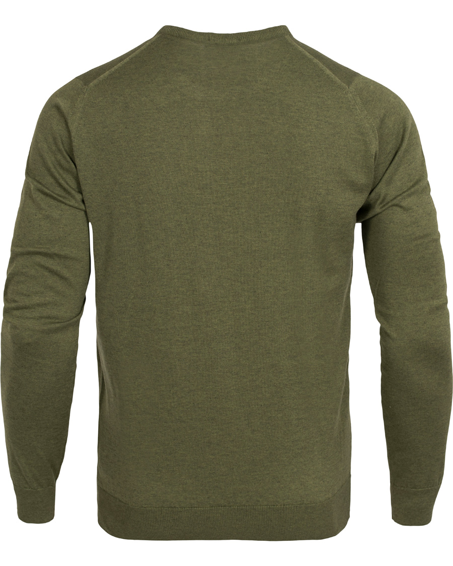 Herre | Gensere | John Smedley | Luke Slim Fit Sea Island Cotton Pullover Tyrolean Green