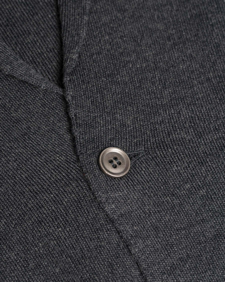 Herre | Gensere | John Smedley | Oxland Wool Blazer Charcoal