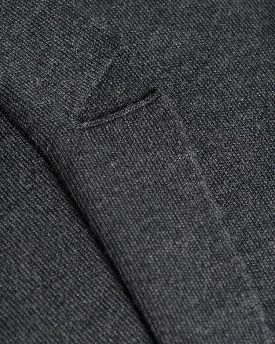 Herre | Gensere | John Smedley | Oxland Wool Blazer Charcoal