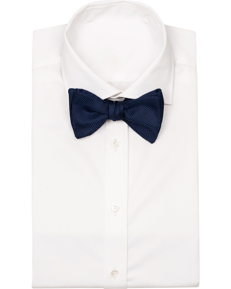 Herre | Eton Structure Self Bowtie Blue | Eton | Structure Self Bowtie Blue