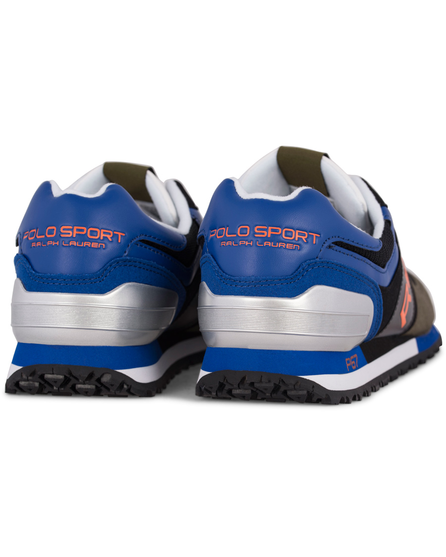 Herre | Polo Sport Ralph Lauren Slaton RL Running Sneaker Black/Orange | Polo Sport Ralph Lauren | Slaton RL Running Sneaker Black/Orange