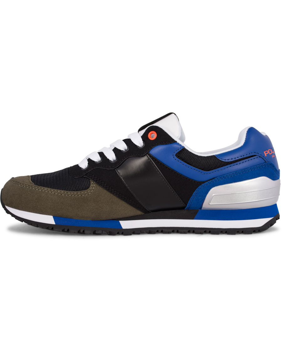 Herre | Polo Sport Ralph Lauren Slaton RL Running Sneaker Black/Orange | Polo Sport Ralph Lauren | Slaton RL Running Sneaker Black/Orange