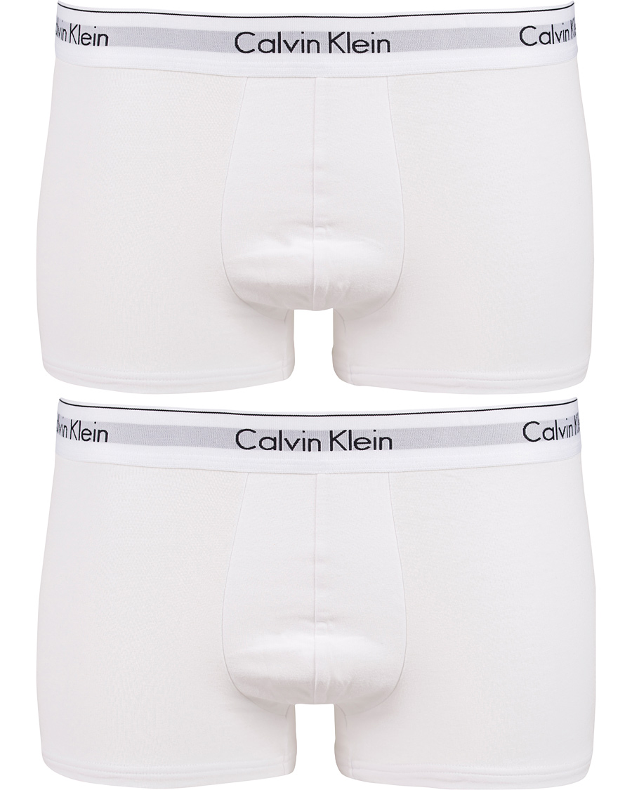 Herre | Undertøy | Calvin Klein | Modern Cotton Stretch Trunk 2-Pack White