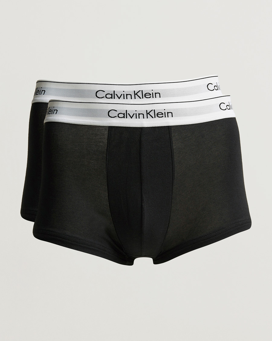 Herre | Boksershorts | Calvin Klein | Modern Cotton Stretch Trunk 2-Pack Black