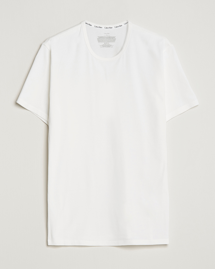 Herre | T-Shirts | Calvin Klein | Cotton Crew Neck Tee 2- Pack White