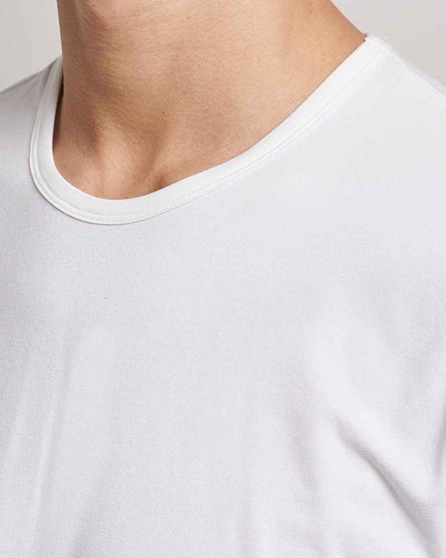 Herre | T-Shirts | Calvin Klein | Cotton Crew Neck Tee 2- Pack White