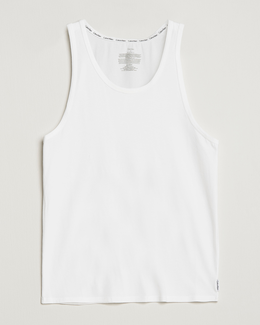 Herre |  | Calvin Klein | Cotton Tank Top 2-Pack White