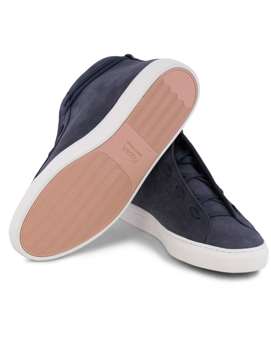 Herre | Filippa K Morgan High Top Sneaker Navy | Filippa K | Morgan High Top Sneaker Navy