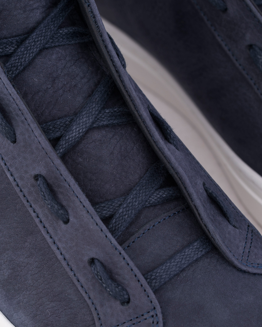 Herre | Filippa K Morgan High Top Sneaker Navy | Filippa K | Morgan High Top Sneaker Navy