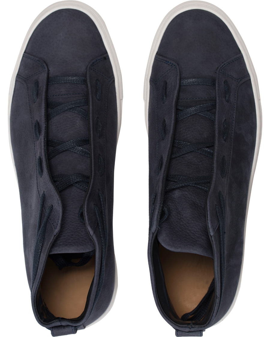 Herre | Filippa K Morgan High Top Sneaker Navy | Filippa K | Morgan High Top Sneaker Navy