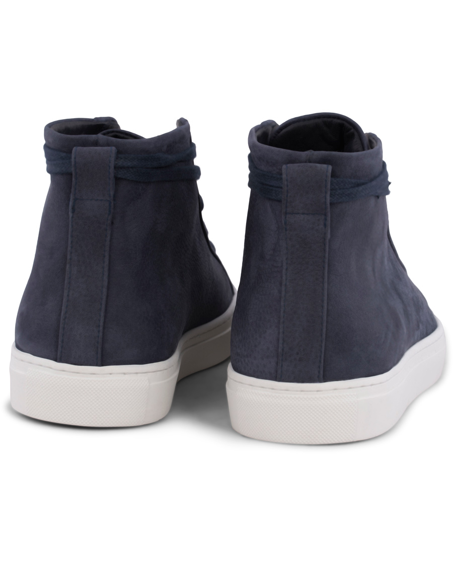 Herre | Filippa K Morgan High Top Sneaker Navy | Filippa K | Morgan High Top Sneaker Navy