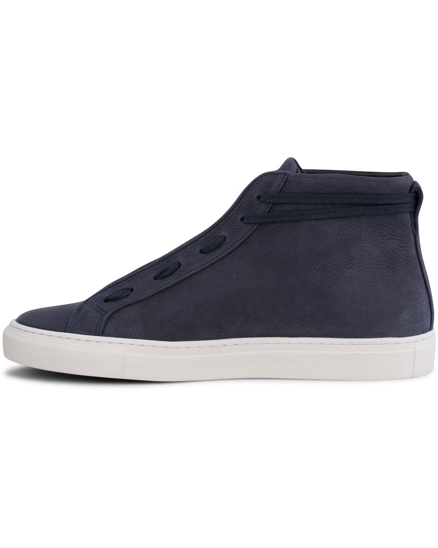 Herre | Filippa K Morgan High Top Sneaker Navy | Filippa K | Morgan High Top Sneaker Navy