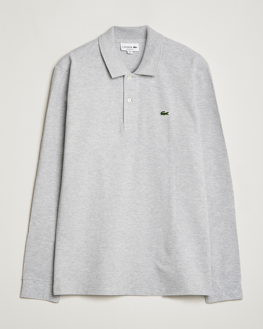 Herre | Pikéer | Lacoste | Original Long Sleeve Polo Piké Silver Chine