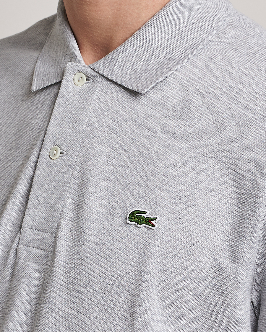 Herre | Pikéer | Lacoste | Original Long Sleeve Polo Piké Silver Chine