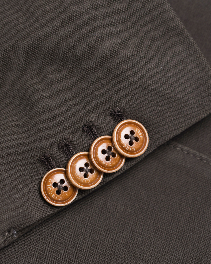 Herre | Dressjakker | Circolo 1901 | Jersey Patch Pocket Blazer Cocco Dark Brown