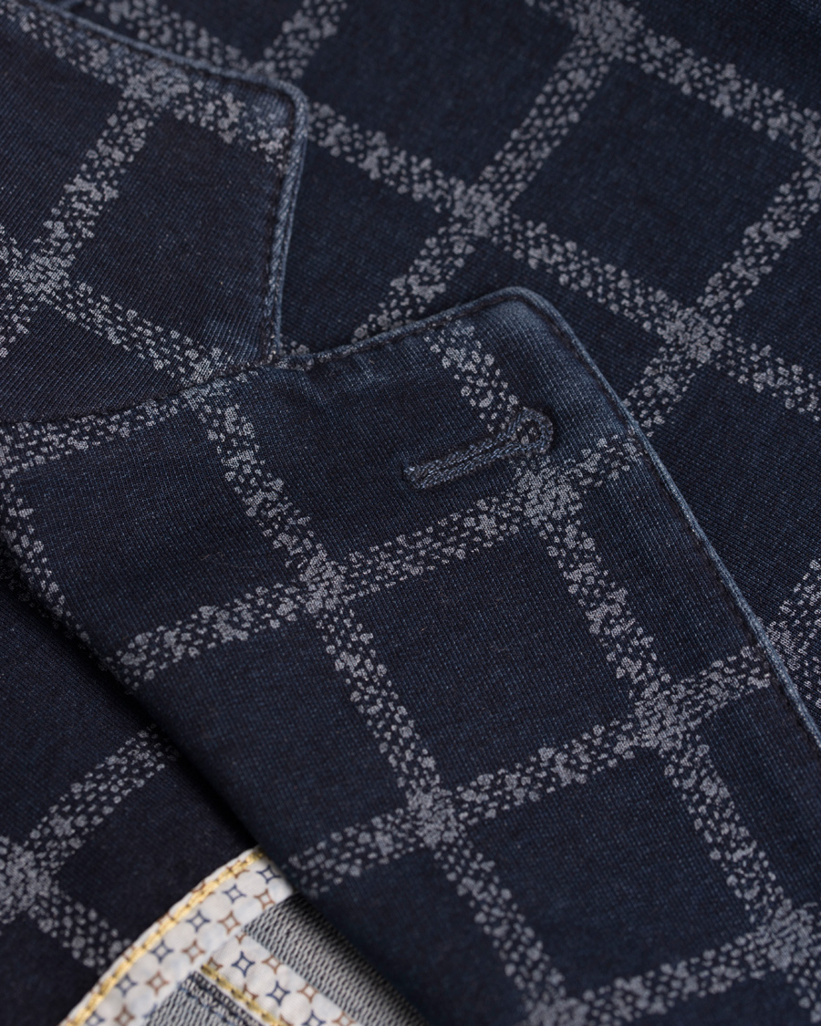 Herre | Dressjakker | Circolo 1901 | Jersey Check Club Blazer Indigo