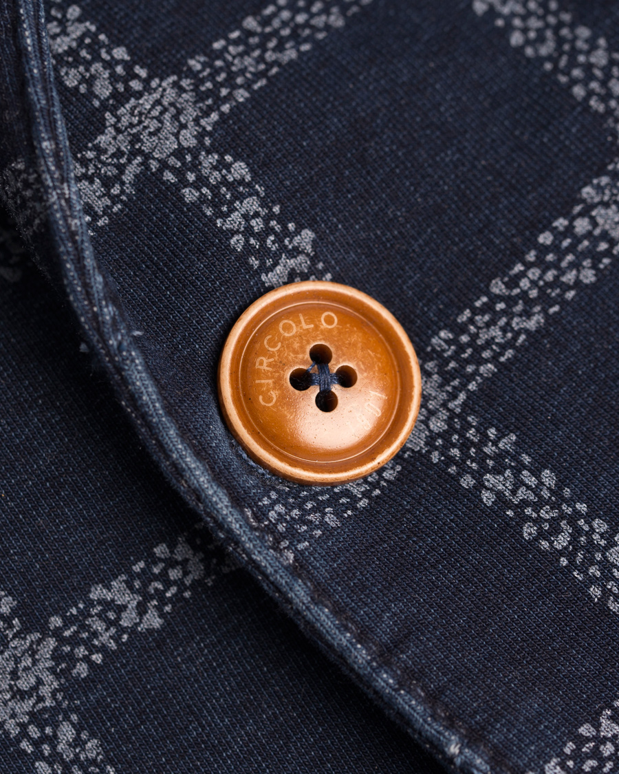 Herre | Dressjakker | Circolo 1901 | Jersey Check Club Blazer Indigo