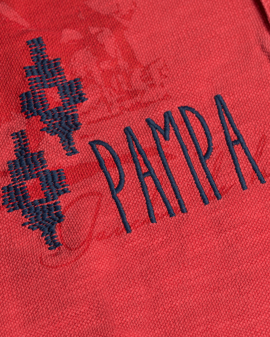 Herre | Pikéer | La Martina | Juarez Vintage Slub Pique Polo Cayenne Red XL