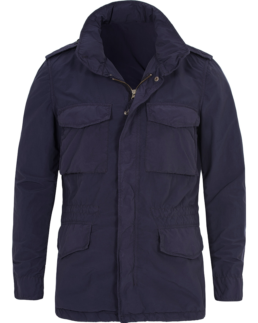 Herre | Jakker | Aspesi | Field 65-Replica Jacket Deep Blue
