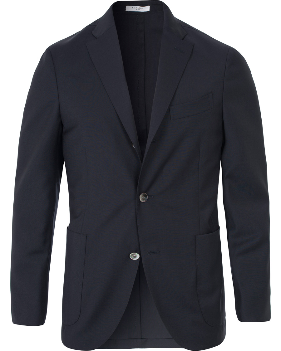 Herre | Dresser | Boglioli | Dover Patch Pocket Wool Suit Navy