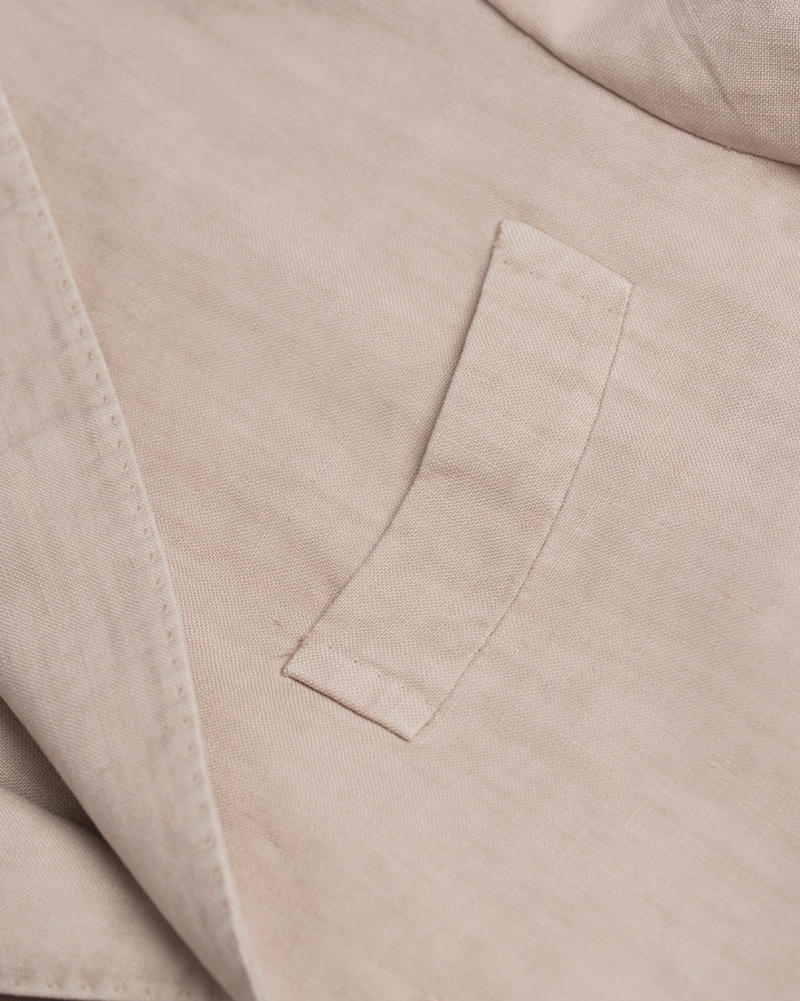 Herre | Dressjakker | Boglioli | K Jacket Patch Pocket Linen Blazer Natural