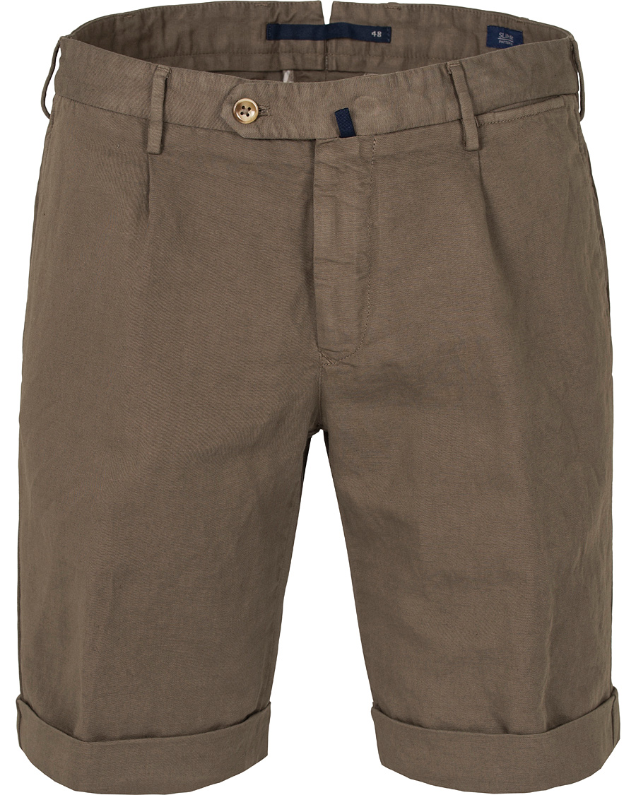 Herre | Shorts | Incotex | Chinolino Shorts Khaki Green