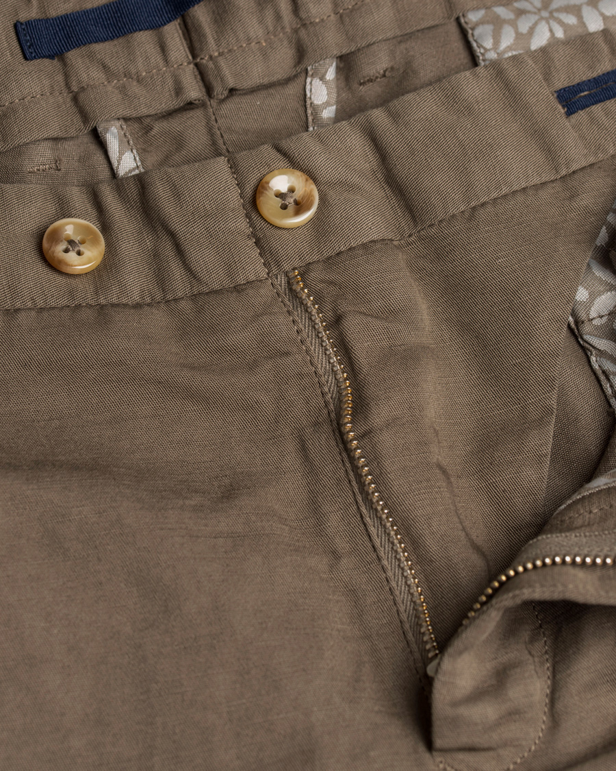 Herre | Shorts | Incotex | Chinolino Shorts Khaki Green