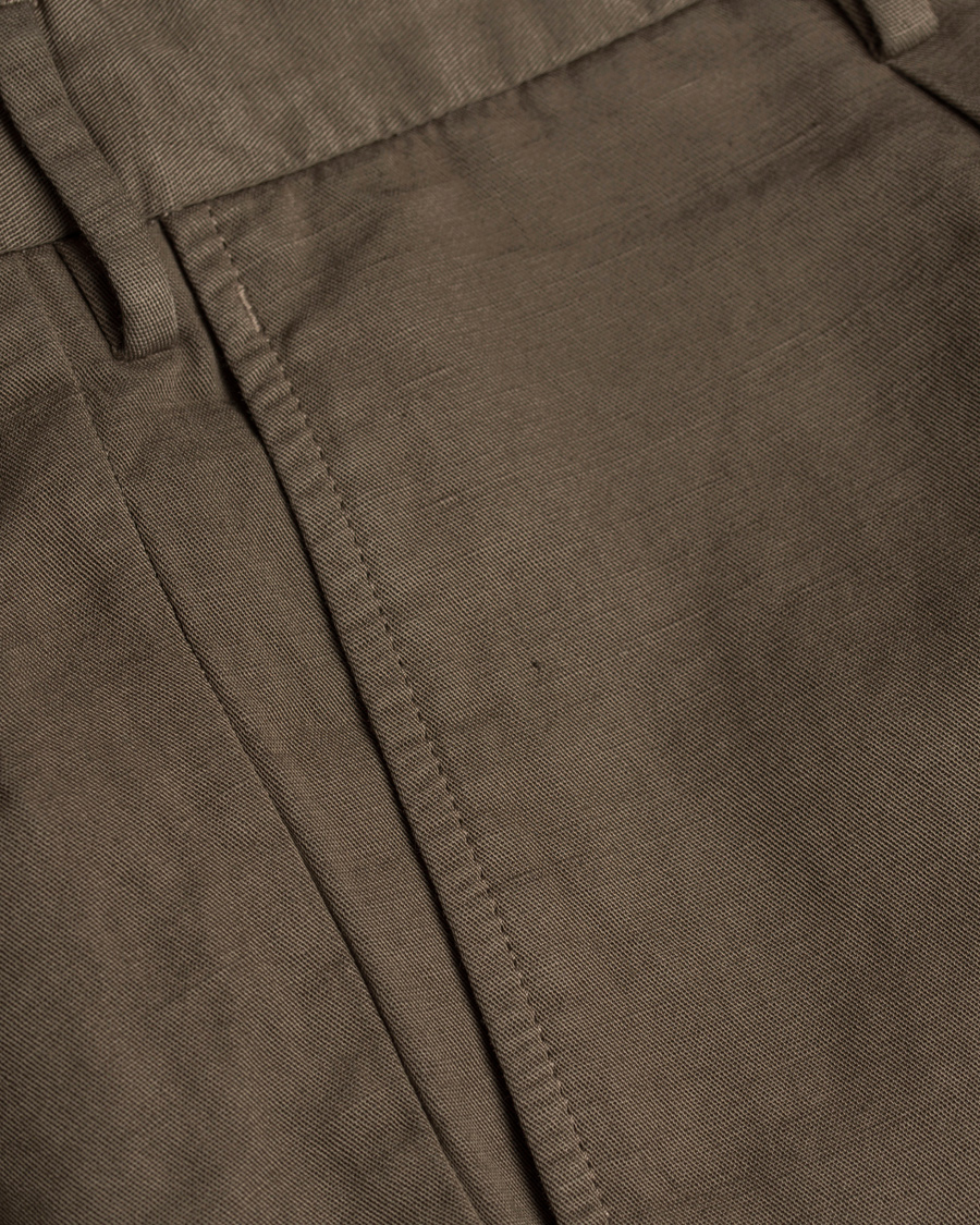 Herre | Shorts | Incotex | Chinolino Shorts Khaki Green