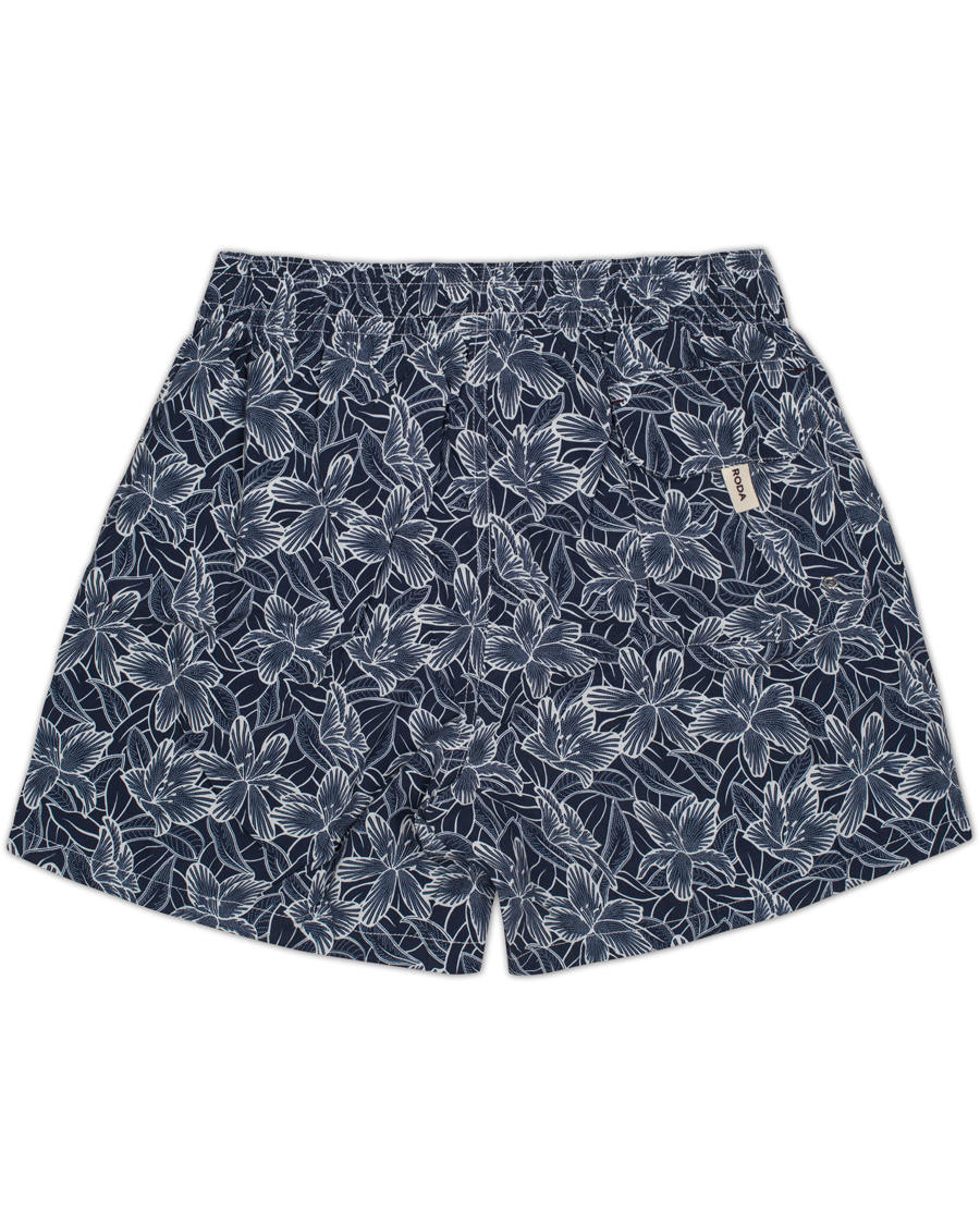 Herre | Badeshorts | Roda | Bathing Trunks Floral Navy