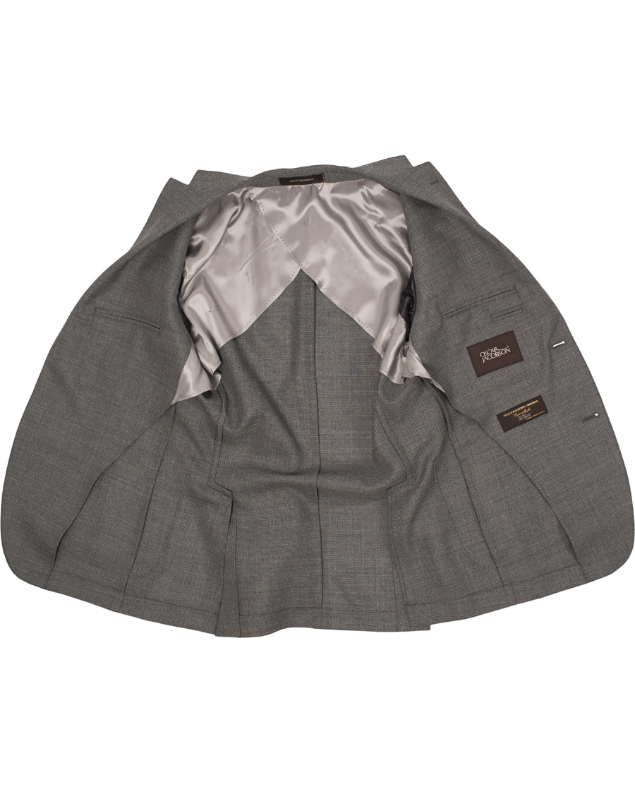 Herre | Dressjakker | Oscar Jacobson | Einar Patch Pocket Blazer Grey