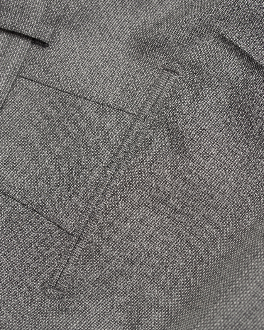 Herre | Bukser | Oscar Jacobson | Damien Wool Trousers Grey