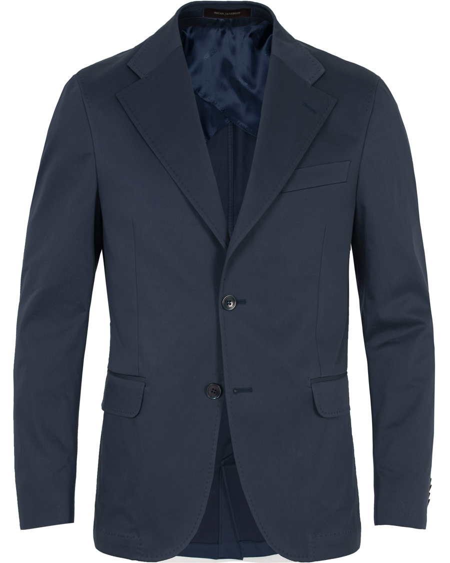 Herre | Dresser | Oscar Jacobson | Fellow Cotton Suit Navy