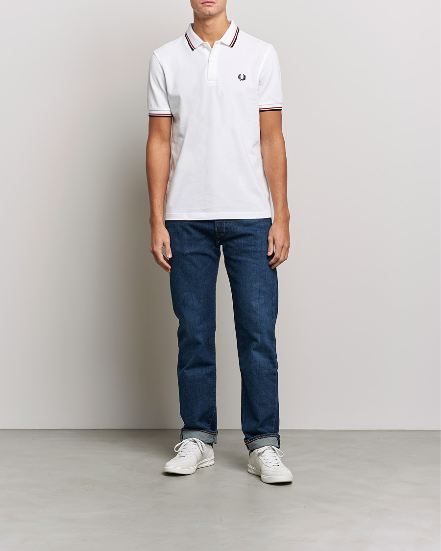 Herre |  | Fred Perry | Twin Tip Polo White