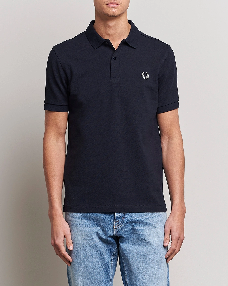 Herre | Pikéer | Fred Perry | Plain Polo Navy