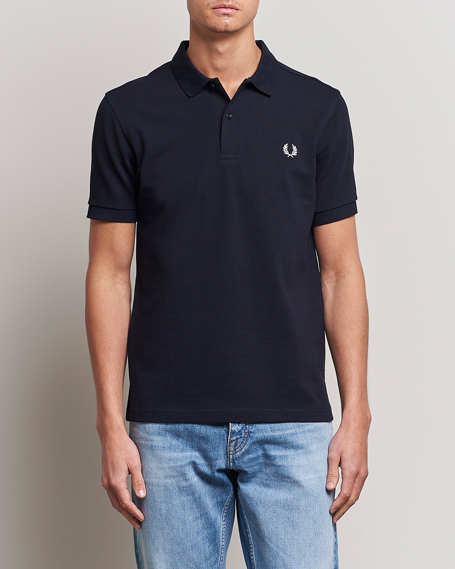 Herre | Klær | Fred Perry | Plain Polo Navy