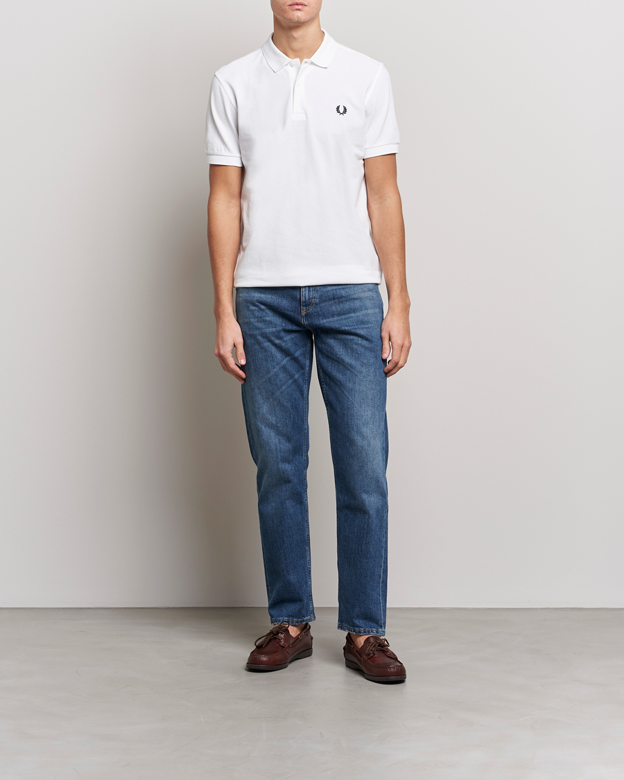 Herre | Pikéer | Fred Perry | Plain Polo White