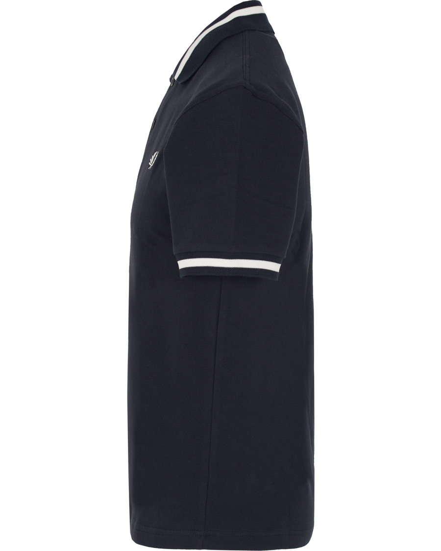 Herre | Pikéer | Fred Perry Reissues | Made in England Single Tip Polo Navy/Snow