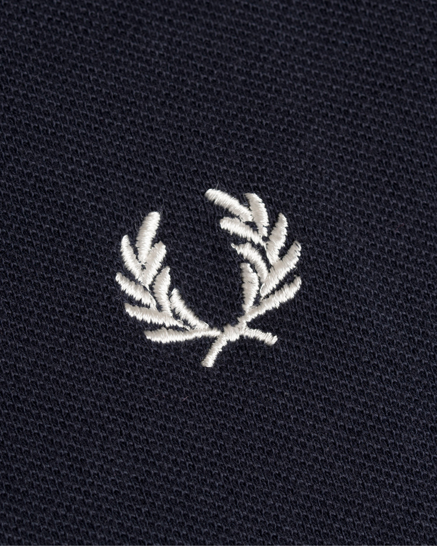 Herre | Pikéer | Fred Perry Reissues | Made in England Single Tip Polo Navy/Snow