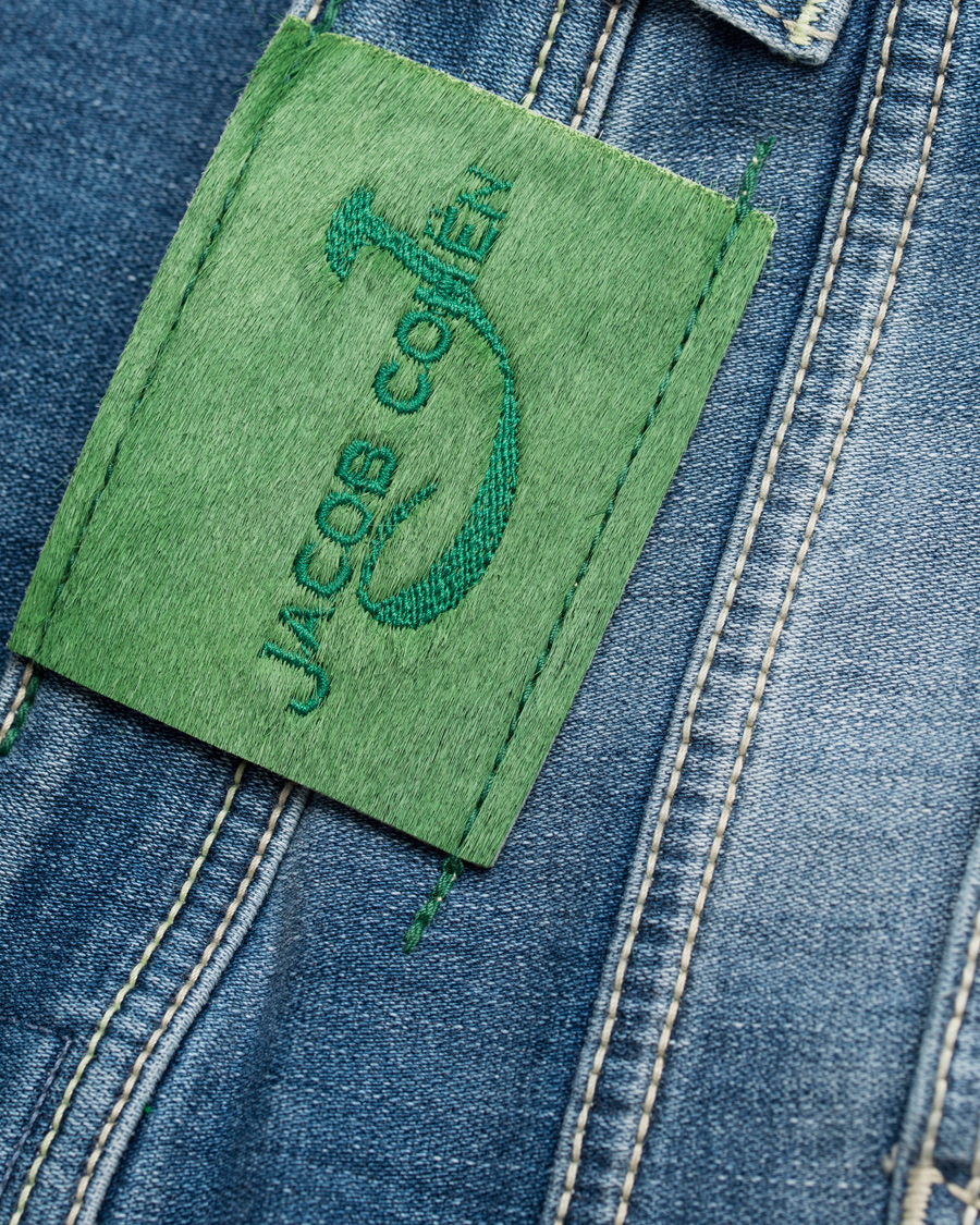 Herre | Jeans | Jacob Cohën | 622 Washed Slim Jeans Light Blue