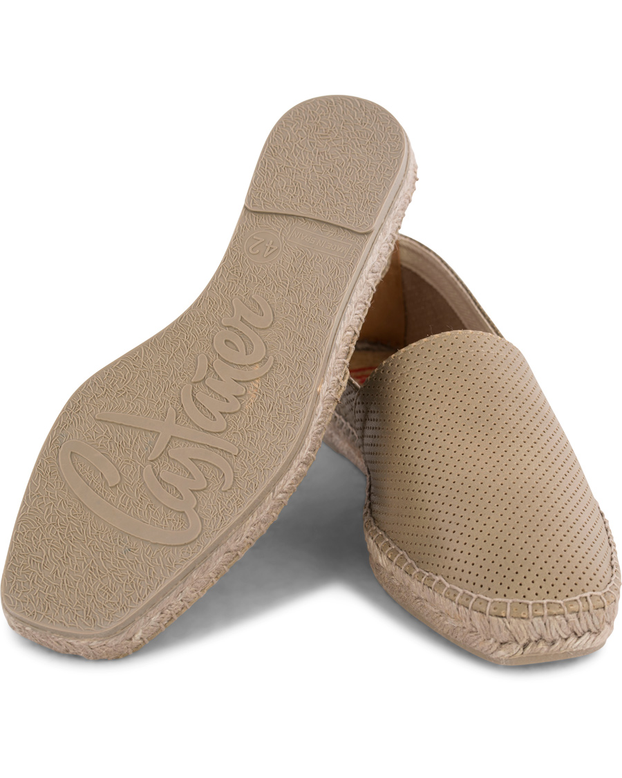 Herre | Castañer Pablo Perforated Nappa Leather Espadrilles Piedra | Castañer | Pablo Perforated Nappa Leather Espadrilles Piedra