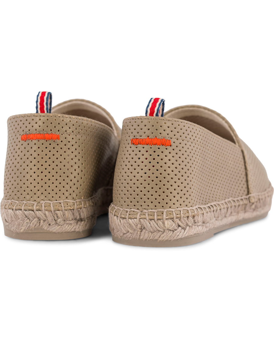 Herre | Castañer Pablo Perforated Nappa Leather Espadrilles Piedra | Castañer | Pablo Perforated Nappa Leather Espadrilles Piedra