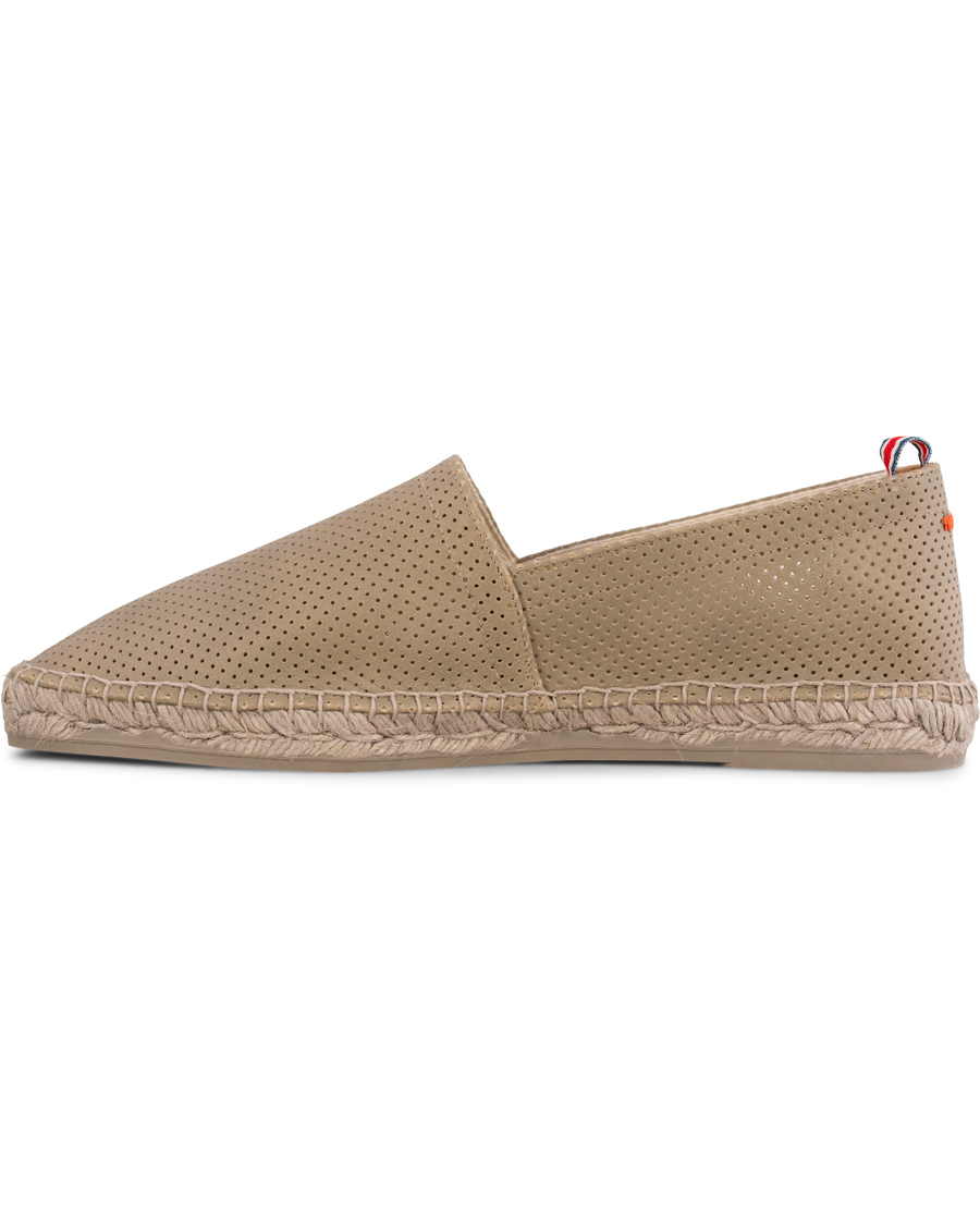 Herre | Castañer Pablo Perforated Nappa Leather Espadrilles Piedra | Castañer | Pablo Perforated Nappa Leather Espadrilles Piedra