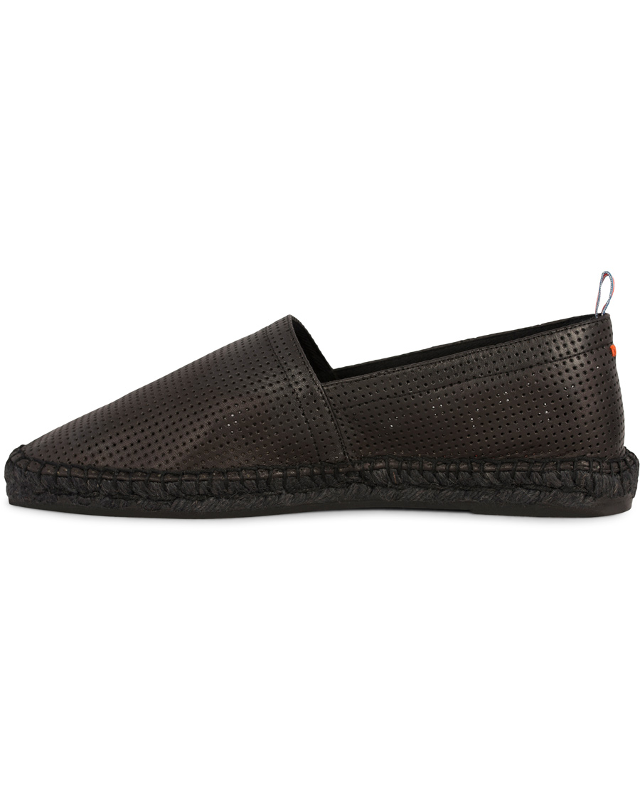 Herre | Castañer Pablo Perforated Nappa Leather Espadrilles Negro | Castañer | Pablo Perforated Nappa Leather Espadrilles Negro