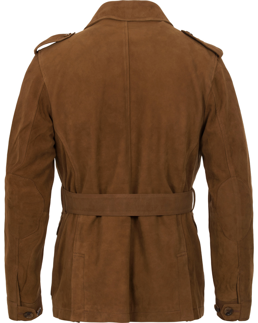 Herre | Jakker | Morris Heritage | Suede Millard Jacket Camel