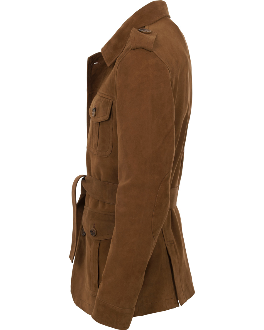 Herre | Jakker | Morris Heritage | Suede Millard Jacket Camel