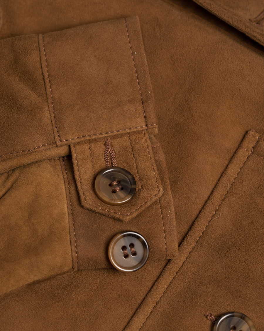 Herre | Jakker | Morris Heritage | Suede Millard Jacket Camel