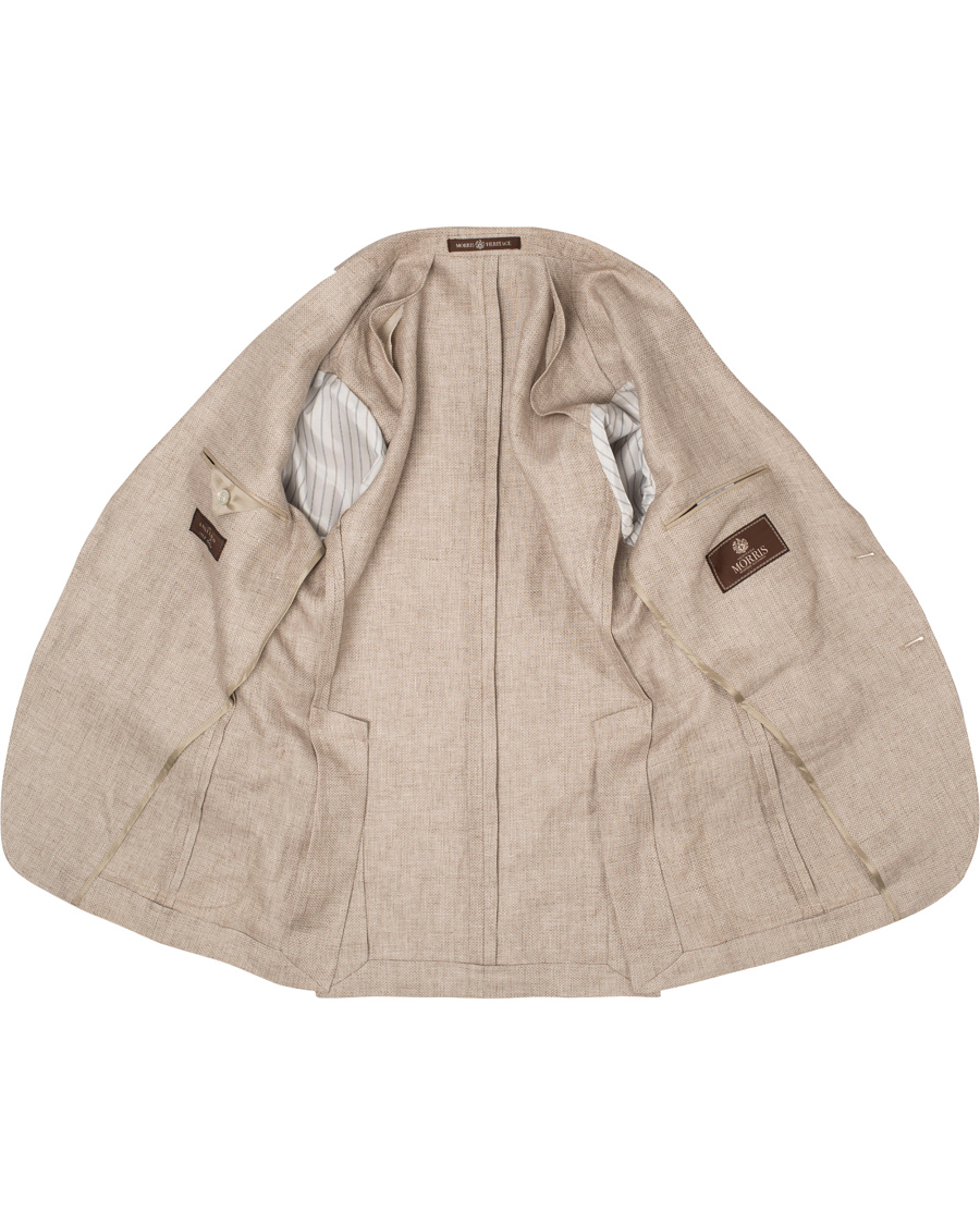 Herre | Dressjakker | Morris Heritage | Edward Structure Linen Blazer Khaki